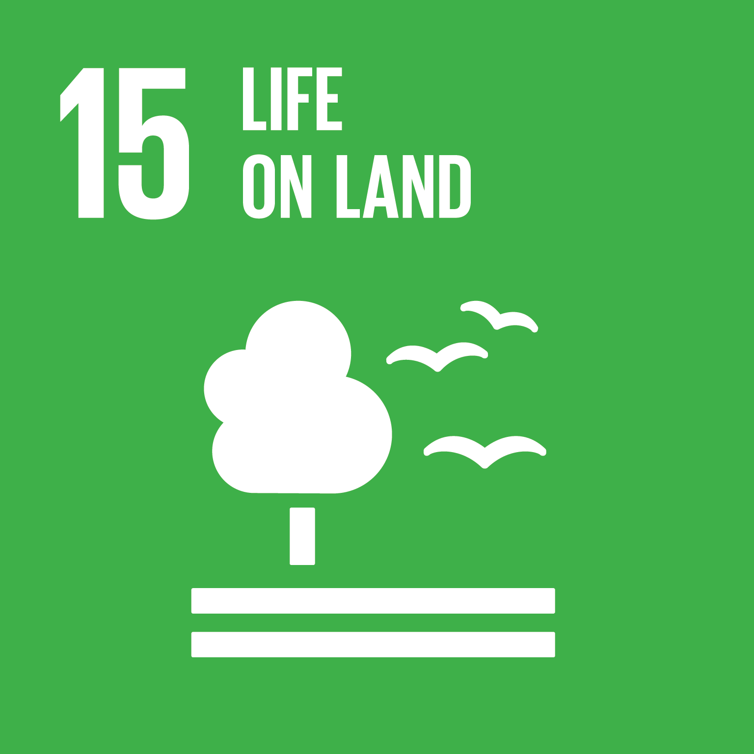 SDG 15陸上のロゴの寿命